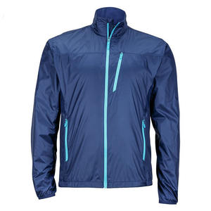 Chaqueta Cortavientos para Hombre con Capucha y Cremallera, 100% Poliéster, Impermeable, con Logotipo Personalizado de Fábrica OEM - Product Image 3