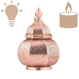 Lámpara Decorativa de Mesa o Suelo Estilo Marroquí Hecha a Mano, de Hierro, Duradera y Portátil, para Decoración del Hogar, Bodas y Navidad - Product Image 4