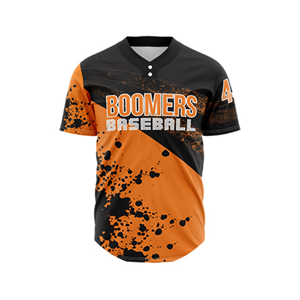 Venta caliente personalizado de dos botones de béisbol y softbol Jersey transpirable sublimado ropa deportiva Venta caliente Jersey - Product Image 2