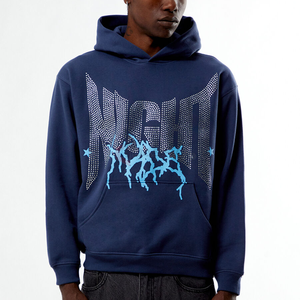 Streetwear personnalisé Sweat à capuche zippé surdimensionné imprimé bouffant 400GSM Sweatshirts à capuche unisexe en coton lourd Fabricant - Product Image 2