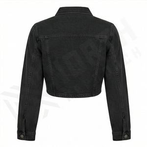Chaquetas Vaqueras para Mujer, Diseño Personalizado de Invierno, Talla Grande, Abrigo de Mezclilla de Algodón y Poliéster, Ropa Exterior Elegante, Color Personalizado Informal - Product Image 2