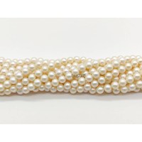 Perles d'eau douce lisses et rondes 11-12 mm 5 pouces Grade AAA+ Couleur blanche pour la fabrication de bijoux Perles naturelles en vrac