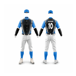 Ensemble de vêtements de baseball et de softball en polyester respirant avec manches courtes extensibles et tissu de sport de haute qualité - Product Image 1