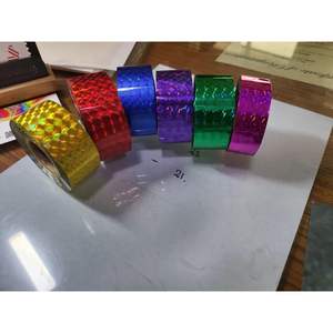 Ruban adhésif holographique prismatique en PET coloré - Product Image 6