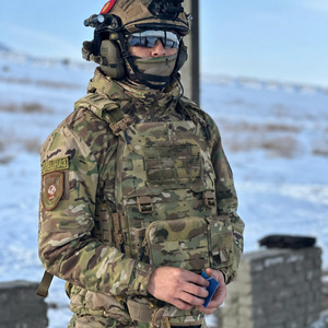 <span class=keywords><strong>Gilet</strong></span> tactique léger découpé au laser avec système MOLLE, porte-plaques à dégagement rapide, équipement de combat modulaire très durable pour le transport de charge - Product Image 6