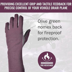Guantes de Vuelo Antideslizantes para Hombre y Mujer - Guantes de Piloto Más Vendidos, Guantes de Piloto Resistentes Personalizados - Product Image 5