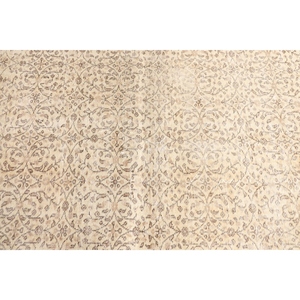 พรมวินเทจขนาด 4.7x7.9 ฟุต, พรมตุรกี, พรมลายเรขาคณิตสีเบจ - Product Image 5