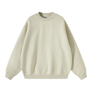 Vente en gros de sweats à capuche pour hommes en coton polaire surdimensionné à épaules tombantes uni sans logo personnalisé fabricants de vêtements - Product Image 3