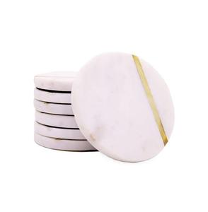 Approvisionnement d'usine 100% caboteur en marbre Design classique nouveau caboteur de tasse à thé en marbre meilleure qualité de décor de caboteur en marbre véritable utilisé - Product Image 2