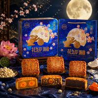 Populaires gâteaux de lune Camill 700G à la pâte de lotus blanche et double jaune d'œuf, prix de gros chinois, qualité supérieure pour le Festival de la Mi-Automne, certifiés BRC ISO