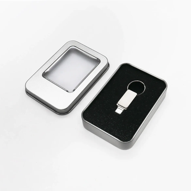 Mini Metal Type-C USB Flash Drive | Rotating 2-in-1 OTG Drive with Key Ring | Factory 28GB Direct Wholesale