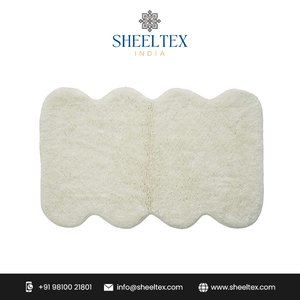 High Quality Handwoven Cotton Bathmat Modern Tufted Design From Indian Manufacturer for Home and Hotel Use - Product Image 2