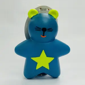 宠物玩具狗玩具乙烯基玩具耐用咀嚼产品-橡胶熊-蓝星