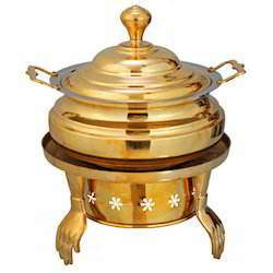 Service de traiteur au design exclusif Cuisine à domicile Service de traiteur Vaisselle Présentoir en métal Finition antique Réchaud - Product Image 4