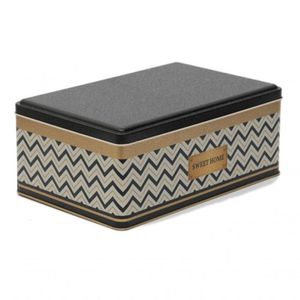 ฝาปิดกันลื่นสีดำขนาด170x260x100มม. กล่องเก็บของโลหะทรงสี่เหลี่ยมประเภทความจุ4.2L - Product Image 2