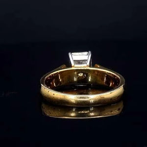 Usine en gros personnalisé 18K plaqué or bague ouverte bijoux fins avec plein Zircon à la mode en or jaune bagues en diamant pour les femmes - Product Image 3