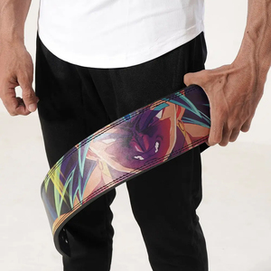 เข็มขัดหนังอนิเมชั่นเข็มขัดยกน้ำหนักเข็มขัดอนิเมชั่นสำหรับยิมฟิตเนส - Product Image 2