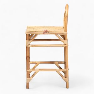 Wicker Vintage Rattan Bar Stool for Home or Commercial Kitchen and Dining Areas Best Seller of the Year - Product Image 4