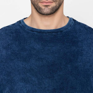 Respirant 100% coton tricoté surdimensionné à manches courtes T-Shirt sérigraphie Logo mode décontracté OEM personnalisable T-shirt en vrac - Product Image 6