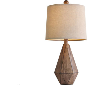 Lámpara de mesa de hierro CE y UL de diseño único de madera de diseño largo de gran calidad a precios al por mayor para la decoración del hogar y hoteles - Product Image 5