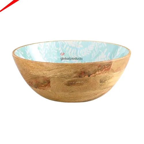 Custom Eco Vriendelijke Bamboe Bowls Salade Rijst Server Houten Kom Voor Hotels Restaurants Natuurlijke Acacia Houten Ronde