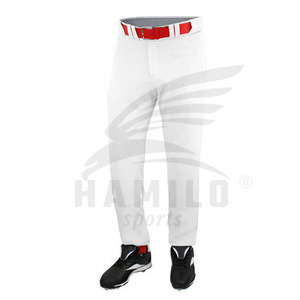 Pantalons de baseball personnalisés en gros, respirants, séchage rapide, 100 % polyester, ensemble de vêtements de sport, design personnalisé pour uniforme d'équipe en ligne - Product Image 6