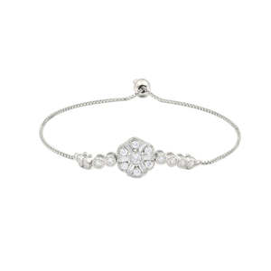 Pulsera Floral con Diamantes Zarkan, Estilo Elegante - Product Image 1