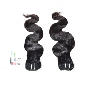 Extensions de cheveux vierges 100% naturelles, tissage lâche profond, cuticules alignées, ondulation naturelle, double trame, machine, provenance du Vietnam, non traitées - Product Image 4