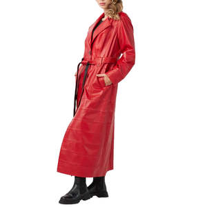 Abrigo de Cuero para Hombre, Otoño Invierno, Manga Larga, Impermeable, Cortavientos, Transpirable, Forro de Fibra de Bambú, Hecho a Medida - Product Image 5