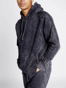 2024 Unisex Solid Autumn Vintage Stone Wash Distressed <b>Hoodies</b> High Quality Thick Fleece Cotton 400+ Gsm 50 Colors Printed - Product Image 3