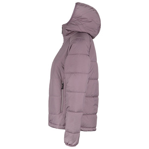 ODM/OEM 2025 Customizable Women's Winter Coat Breathable Insulated Padded Jacket Cotton Filling Made Canvas <b>Fabric</b> Wholesale - Product Image 3