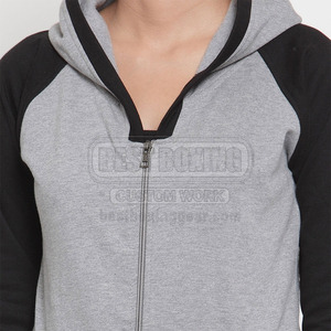 Logotipo personalizado señoras Jogger 2 piezas ropa de algodón mujeres chándal Jogging deporte traje mujeres chándales - Product Image 6