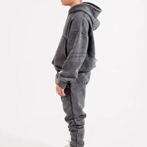 Sudaderas con Capucha Holgadas con Lavado Ácido Personalizadas con Logotipo para Hombre, Estilo Pakistaní, MOQ Bajo, Transpirables, Personalizadas - Product Image 5