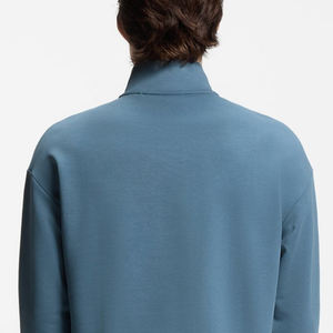 Sweat-shirt pour homme coupe classique / Prix de gros avec col zippé montant, pull de haute qualité avec logo personnalisé, vêtement décontracté 2026 - Product Image 5