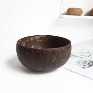 Vietnam Handcrafted Dinnerware Kitchenware High Quality Natural Colors <b>Coconut</b> Shell <b>Bowl</b> For Export - Product Image 2