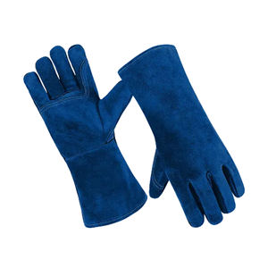 Nuevos guantes de soldadura de cuero de calidad Premium 2025 vaca dividida para uso diario clima frío con forro polar guantes de doble costura - Product Image 3