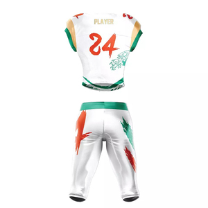 Jersey de Fútbol Americano Personalizado de Alta Calidad, Manga Corta, Transpirable, Talla Grande, Uniforme 100% Poliéster, Antibacterial, Secado Rápido - Product Image 6