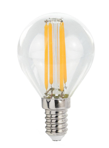 Lampada sferica in cristallo trasparente a LED E14 5,5W 4000K 700Lm (Spectrum WOJ+14390) - Product Image 1