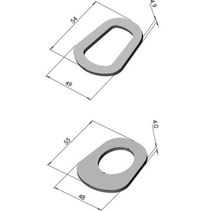 Valpro Replacement <b>Seal</b> for Fuel Canisters 54x49x4.8mm 5-Piece Bag - Product Image 4