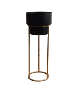 Pots de plantes, nouveaux fabricants, grand jardin d'intérieur, vente en gros, en vrac, jardinières bon marché, support en or, Pots de fleurs pour plantes - Product Image 1