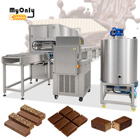 Ligne de production d'enrobage de biscuits au chocolat MY, machine d'enrobage à vendre