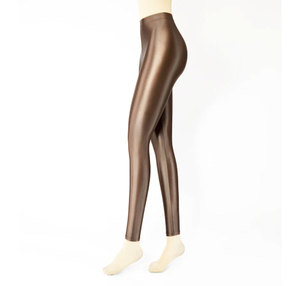 OEM breathable custom <b>leggings</b> women stretch fabric design with logo printing ideal for fitness branding promotions - Product Image 3