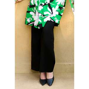 Conjunto de Traje de Encaje de 3 Piezas para Mujer, Verde, Sin Costuras, Chifón 100% Algodón, Transpirable, Corte Holgado - Product Image 2