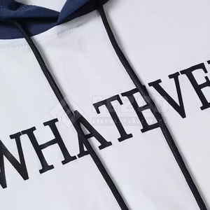 2025 nueva llegada de alta calidad 100% algodón poliéster Unisex chándales con capucha patrón sólido elementos esenciales de invierno característica transpirable - Product Image 5