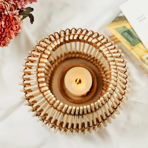 BOUGIER EN ROTIN 100% NATURE FAIT MAIN AVEC UN BEAU DESIGN POUR LA DÉCORATION DE LA MAISON MEILLEURE QUALITÉ FABRIQUÉE AU VIETNAM - Product Image 5