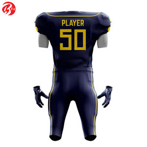 Sublimation Printed Latest Design American Football Jersey New Design OEM Service <b>Men</b> American football tops - Product Image 6