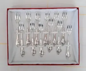 Juego de Tenedores de Acero Inoxidable para Restaurante Hotel Juego de Cubiertos de Color Plateado Vajilla de Comedor de Boda Utensilios Precio Razonable - Product Image 2