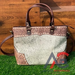 ODM OEM sac fourre-tout dissimulé en cuir usiné à la main de haute qualité pour femmes fabricant 2024 sacs à main bandoulière en cuir de vache véritable - Product Image 1