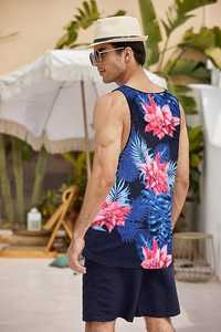 <b>Mens</b> Breathable Printed Beach <b>Tank</b> <b>Tops</b> Novelty 3D Graphic Gym Workout Sleeveless TShirt Tees <b>S</b> XXL - Product Image 6