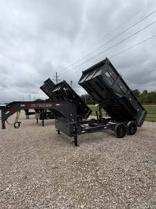 Remorque à benne basculante en acier noir robuste ED Trailers pour tracteur, utilisation agricole, multifonctionnelle avec garantie de 5 ans - Product Image 2